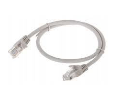 Патчкорд UTP Cat5e 568B 24AWG серый 0,5м
